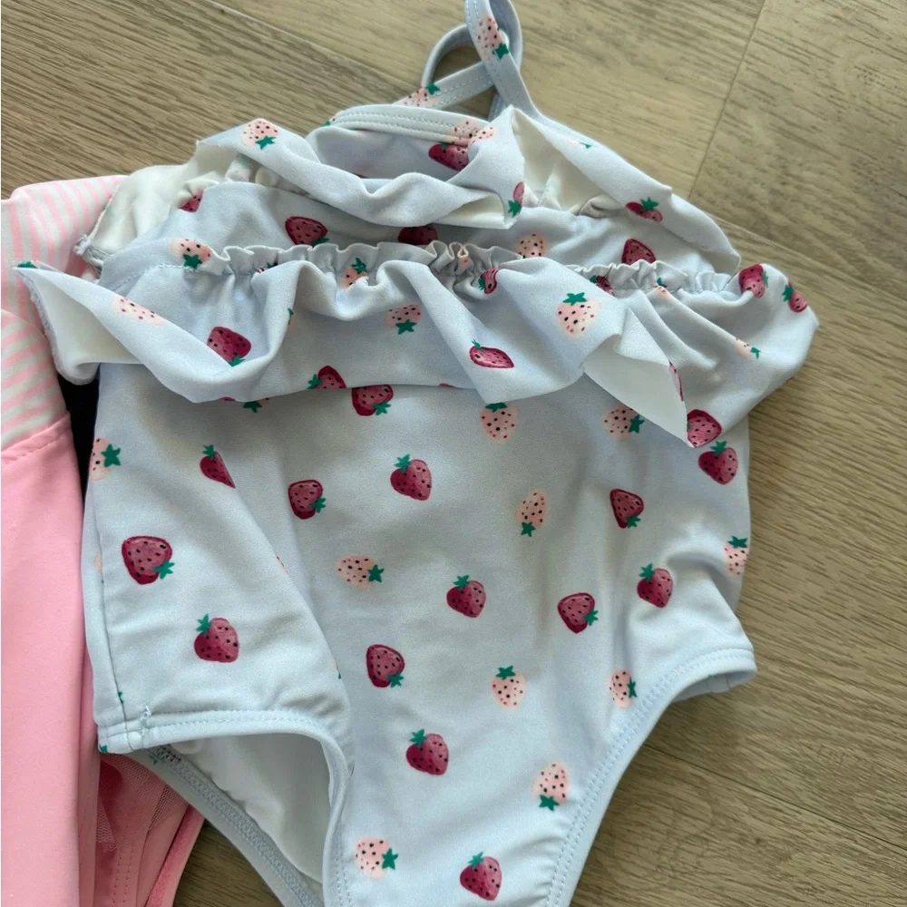 12 Month Toddler Girls Swimsuit Bundle